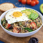Savory Breakfast Quinoa and Eggs