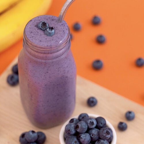 Easy Blueberry Banana Smoothie Mind Over Munch